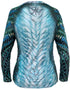 Women's V-neck Tarpon Scale Performance Shirt - KnottyTails